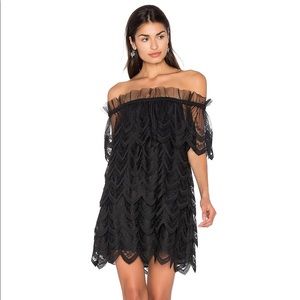 Alexis Ali Black off the Shoulder Dress